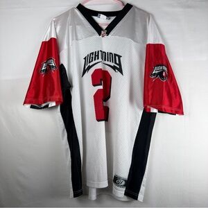 Stockton Lightning AFL Arena Football White Jersey OT Sports Mens L Vintage USA